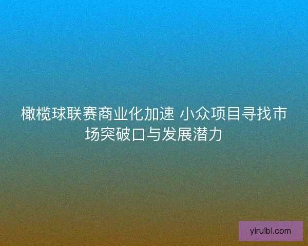 橄榄球联赛商业化加速 小众项目寻找市场突破口与发展潜力